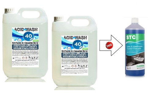 Acid wash cleaner descaler - wash,