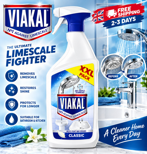 Viakal limescale remover spray - limescale,